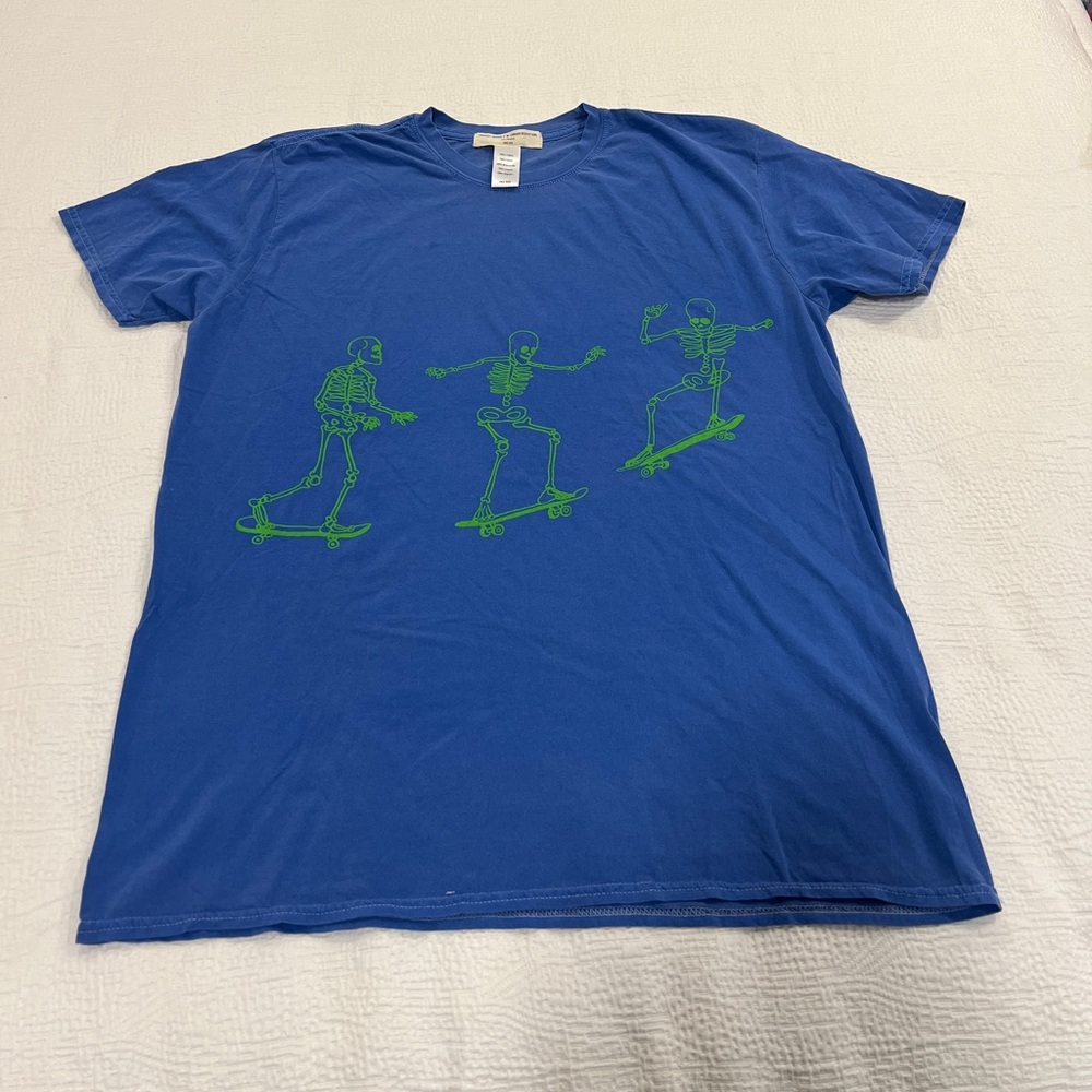 Project Social T Urban Outfitters skeleton shirt